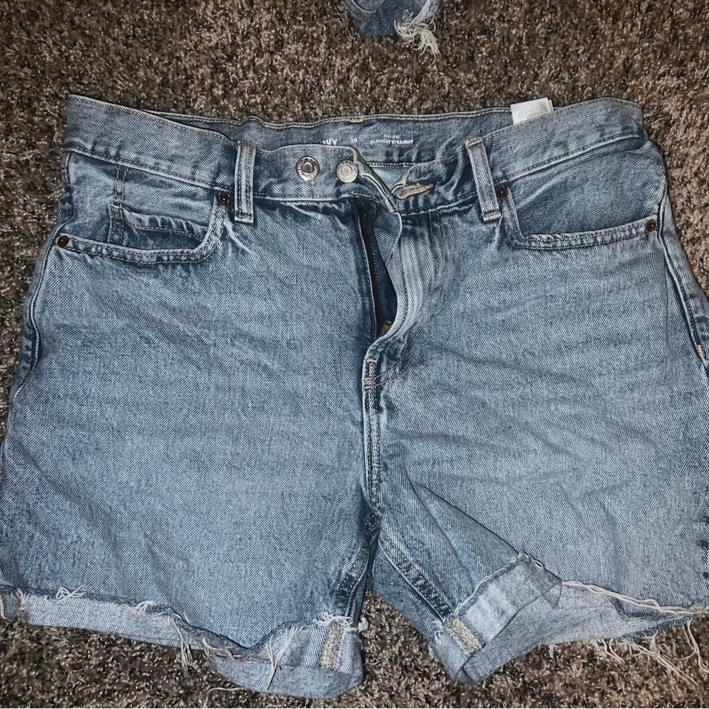 5” Lightwash jean shorts
